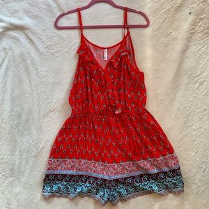 Tribal pattern romper
